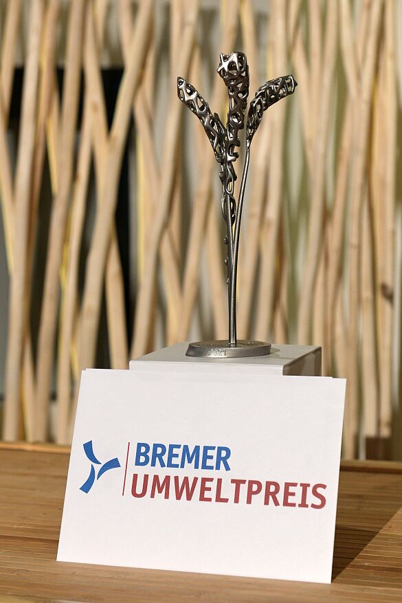 Trophäe zum Bremer Umweltpreis