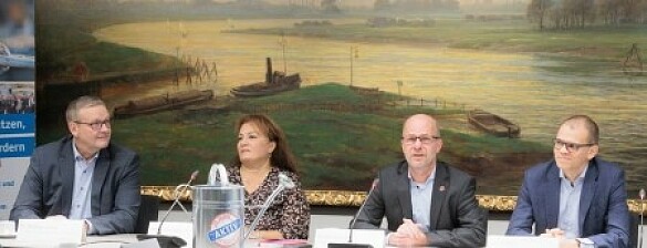 Foto einer Pressekonferenz